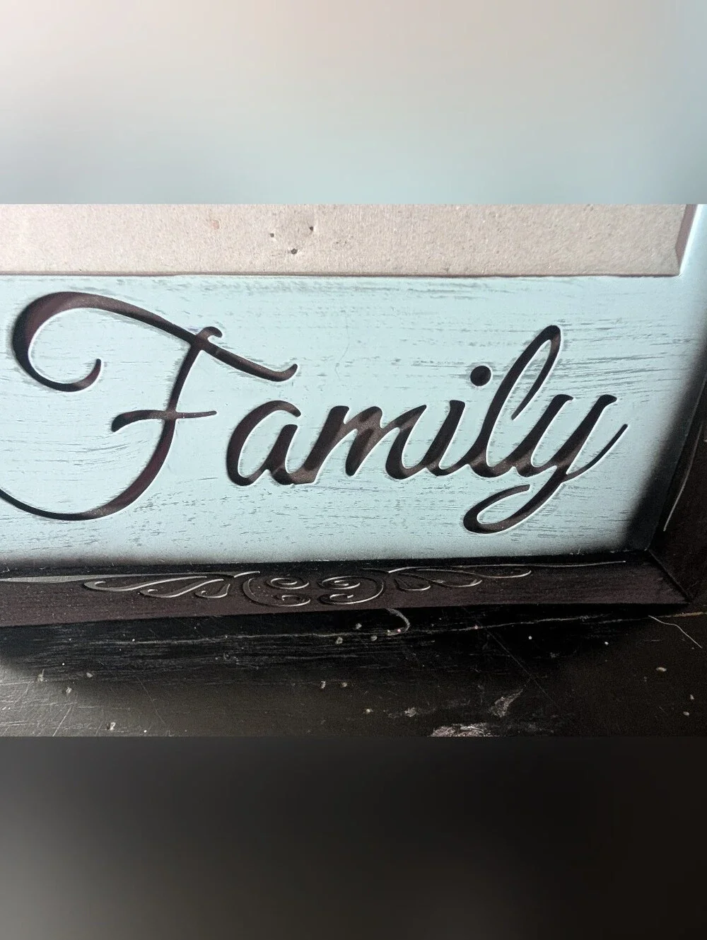 Vintage-style Square Metal Tabletop 